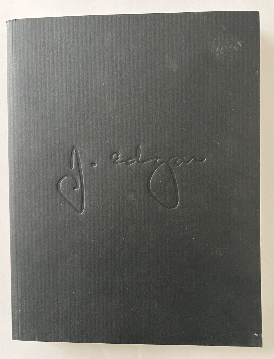 J. EDGAR: FOR YOUR CONSIDERATION SCRIPT – SIGNED BY DUSTIN LANCE BLACK