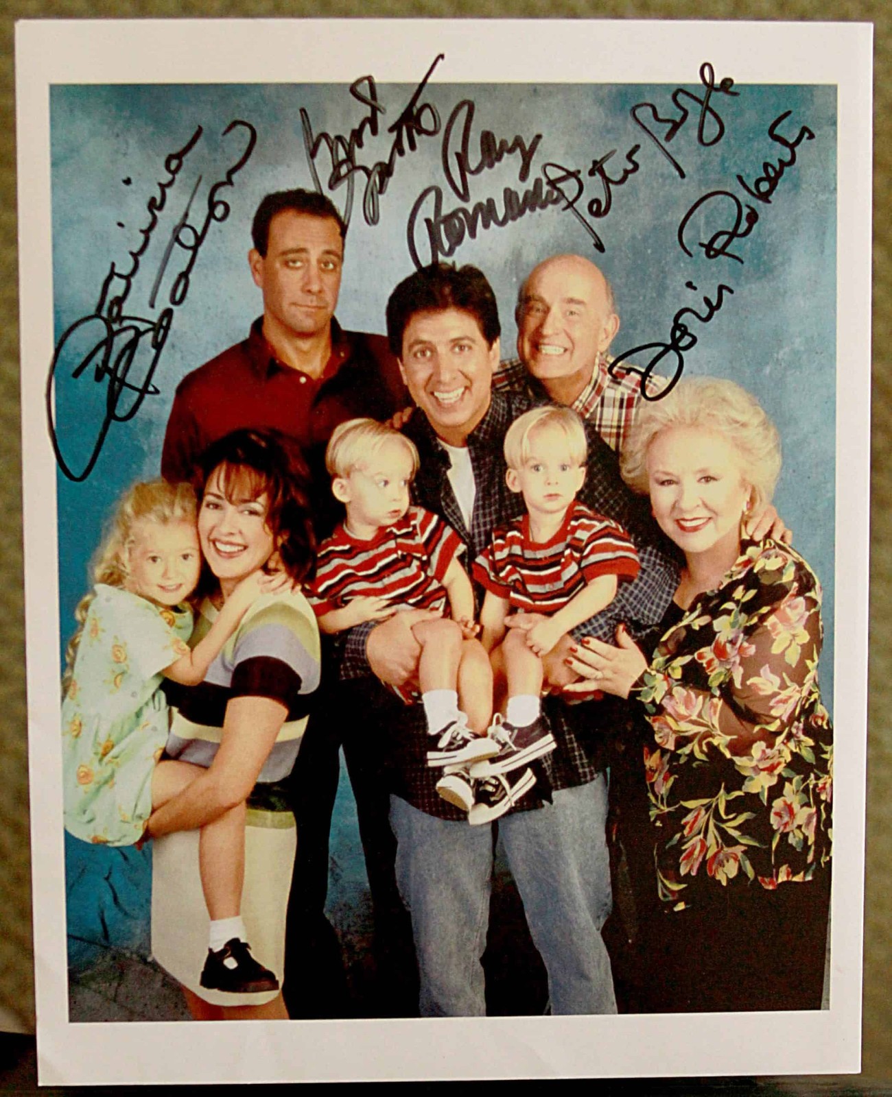 EVERYBODY LOVES RAYMOND TV CAST 8X11 SIGNED PHOTO AUTOGRAPH ALL MEMBER SIGNATURE