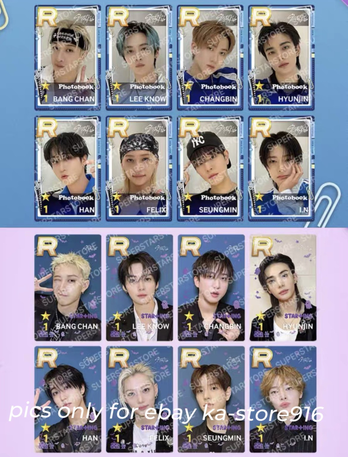 Stray Kids SUPERSTAR JYP STAR+ING : Ghost House Vacance ver. Official Photocard