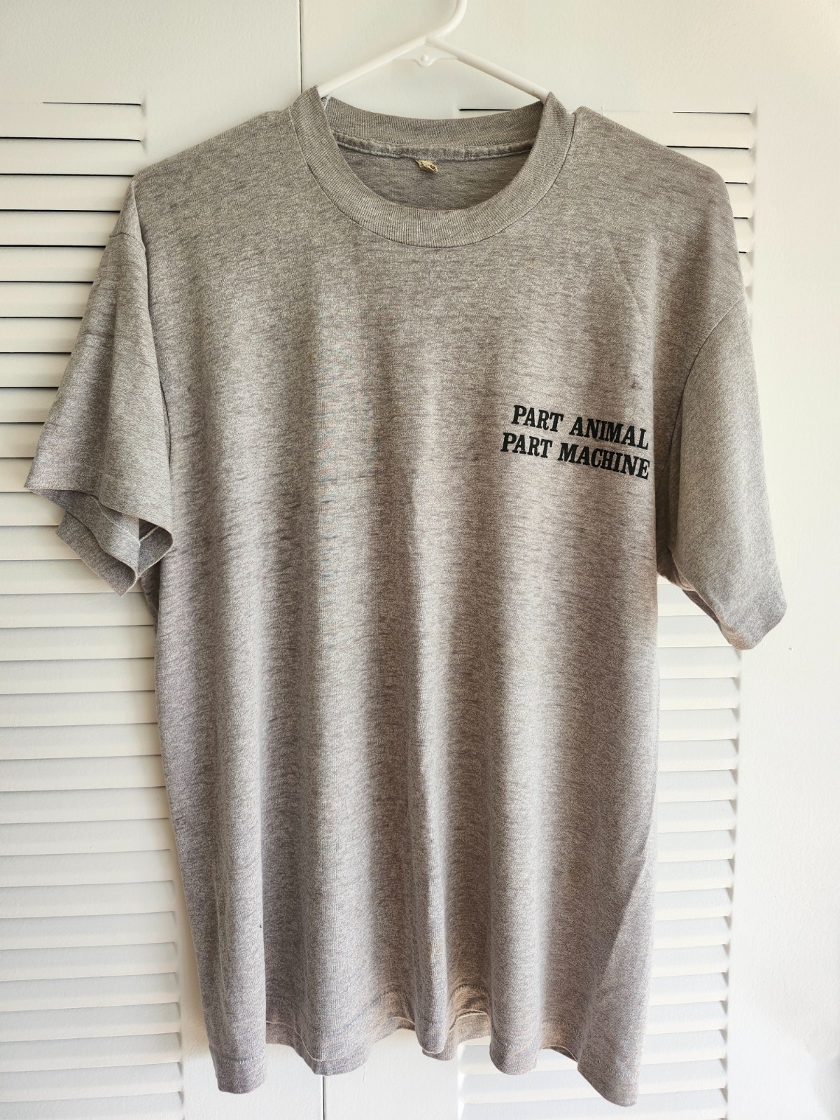 Henry Rollins RARE 1989 Part Animal Part Machine Search Destroy Concert XL Shirt