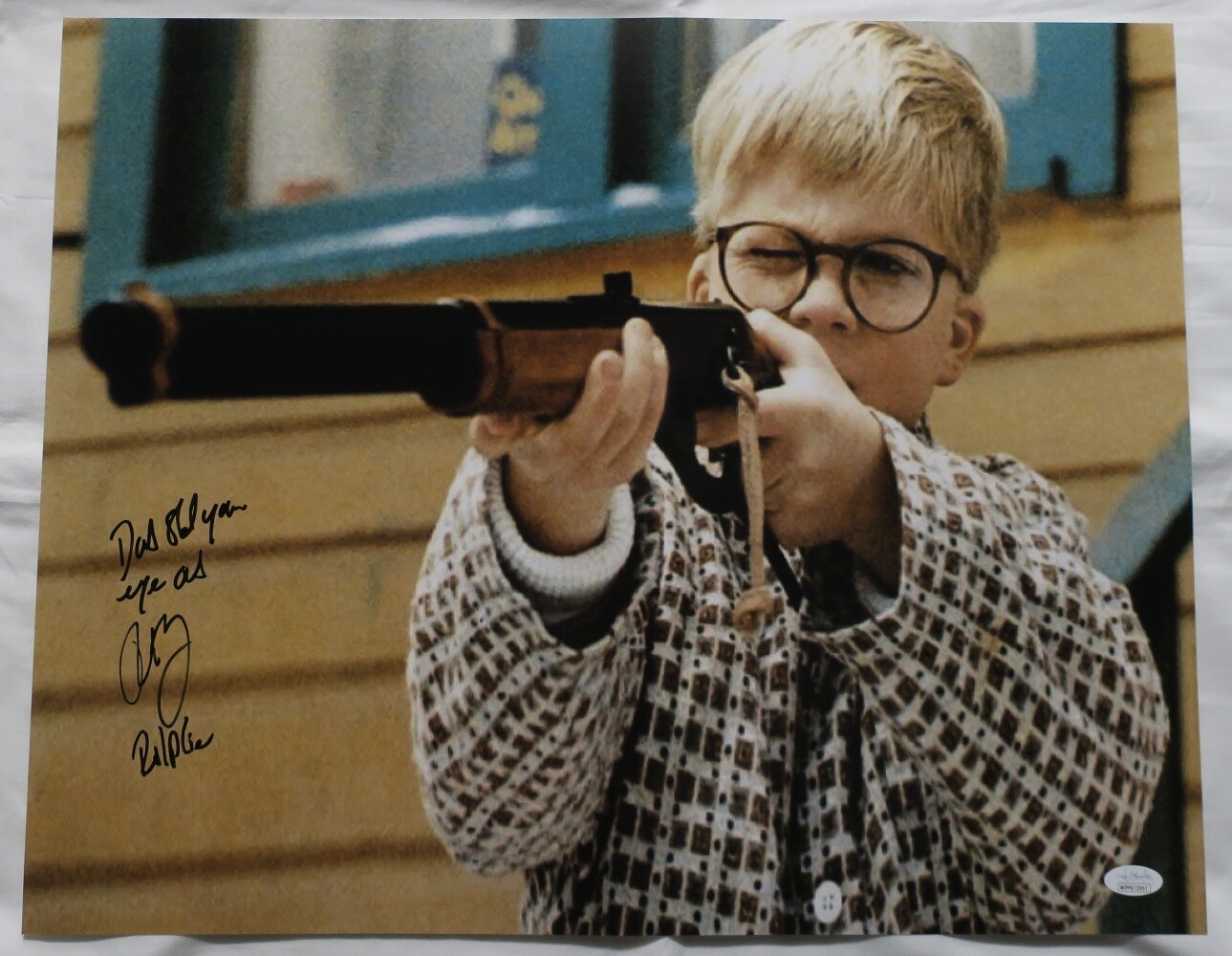 Peter Billingsley Signed Christmas Story Auto 16×20 Photo w/Insc. JSA #WPP672957