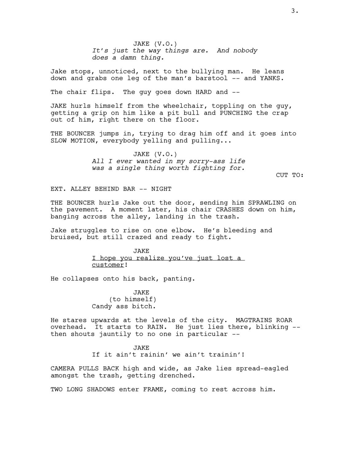 Avatar Screenplay by James Cameron