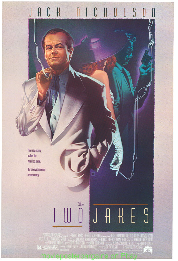 THE TWO JAKES MOVIE POSTER AWESOME ROBERT RODRIGUEZ ART !! JACK NICHOLSON