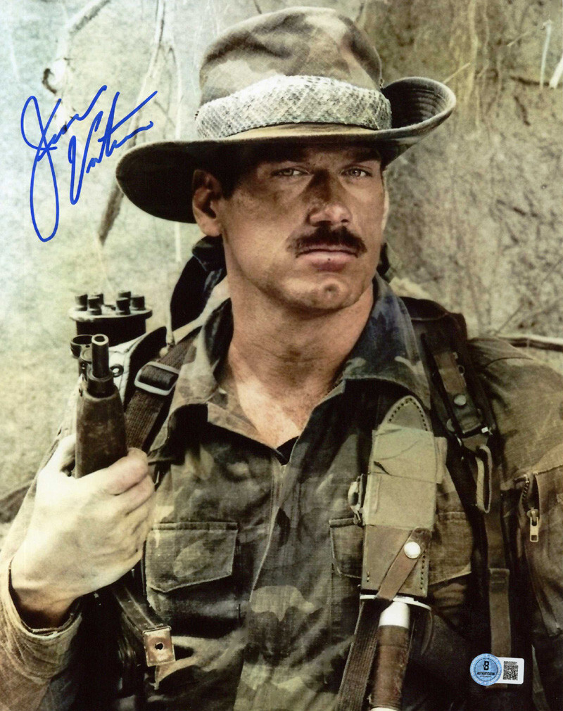JESSE VENTURA SIGNED AUTOGRAPHED 11×14 PHOTO BLAIN PREDATOR RARE BECKETT BAS