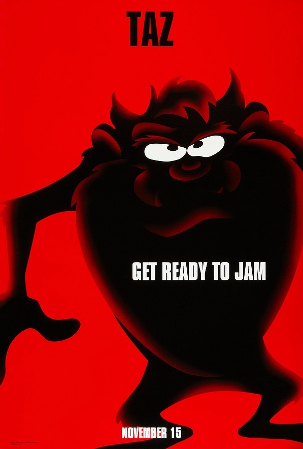 Space Jam movie poster – Taz poster – 11 x 17 inches