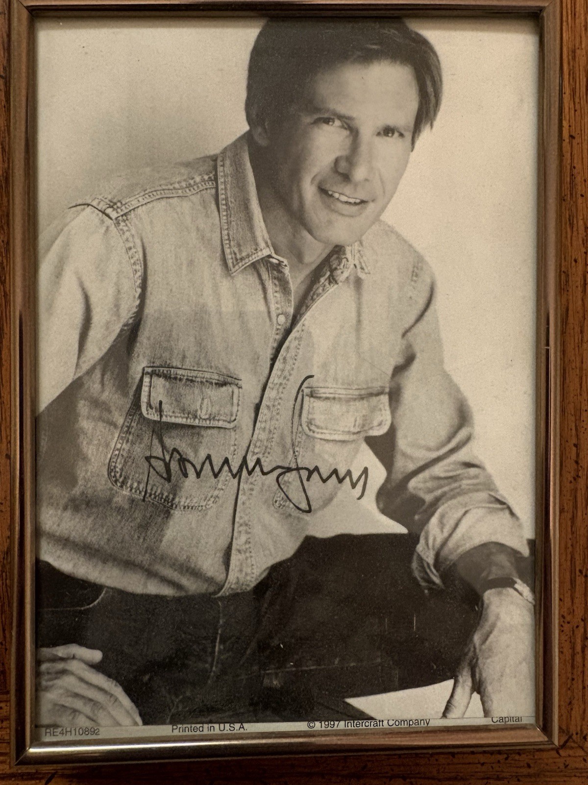 Harrison Ford Signed Photo Autograph, Original / Wet Signature, Authentic