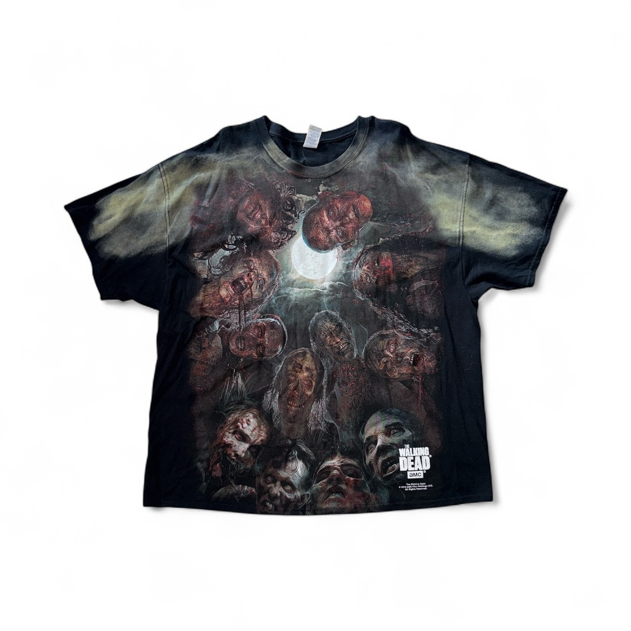 Walking Dead 2015 AMC Zombie AOP Print T-Shirt