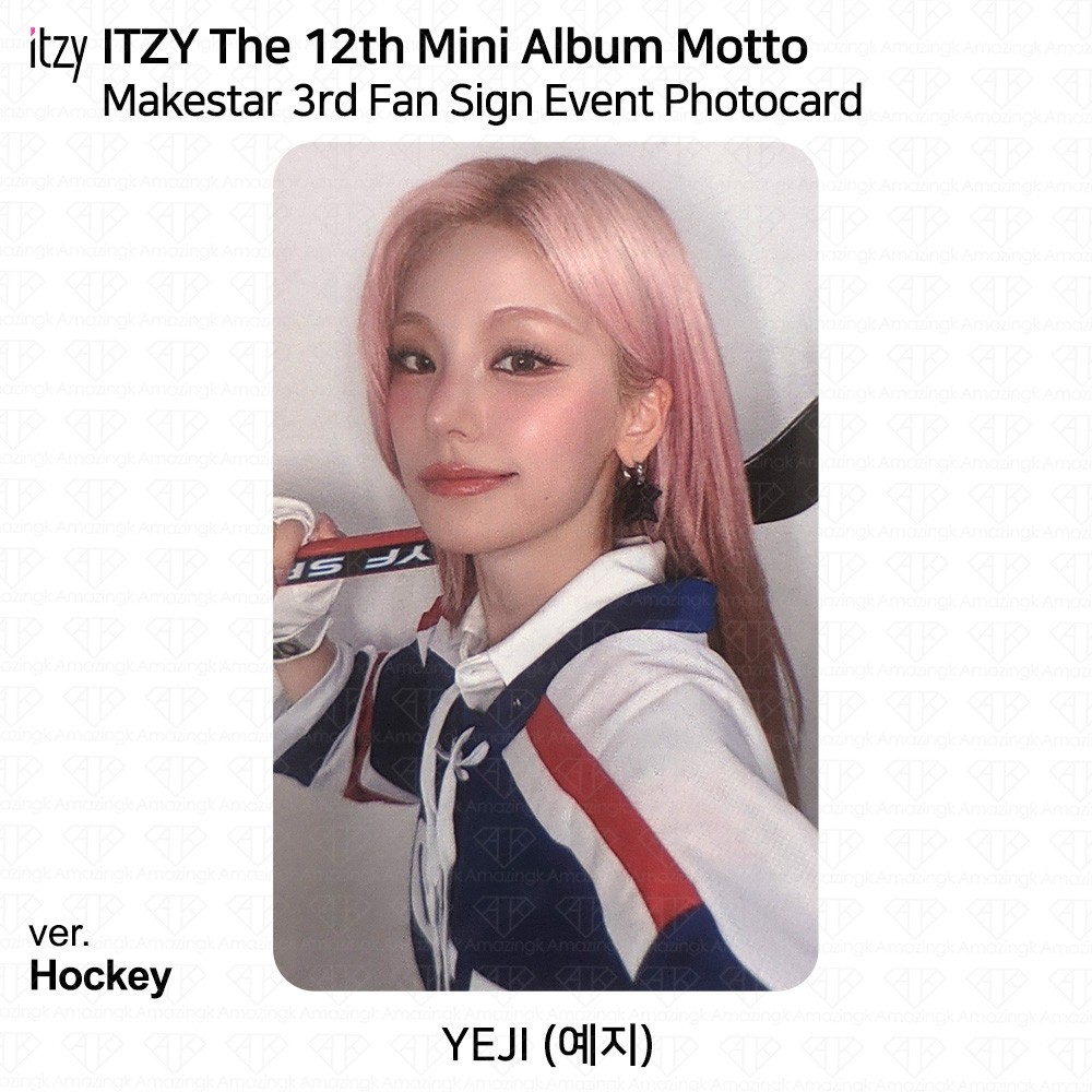 ITZY 12th Mini Album Motto MakeStar 3rd Fan Sign Event Photocard