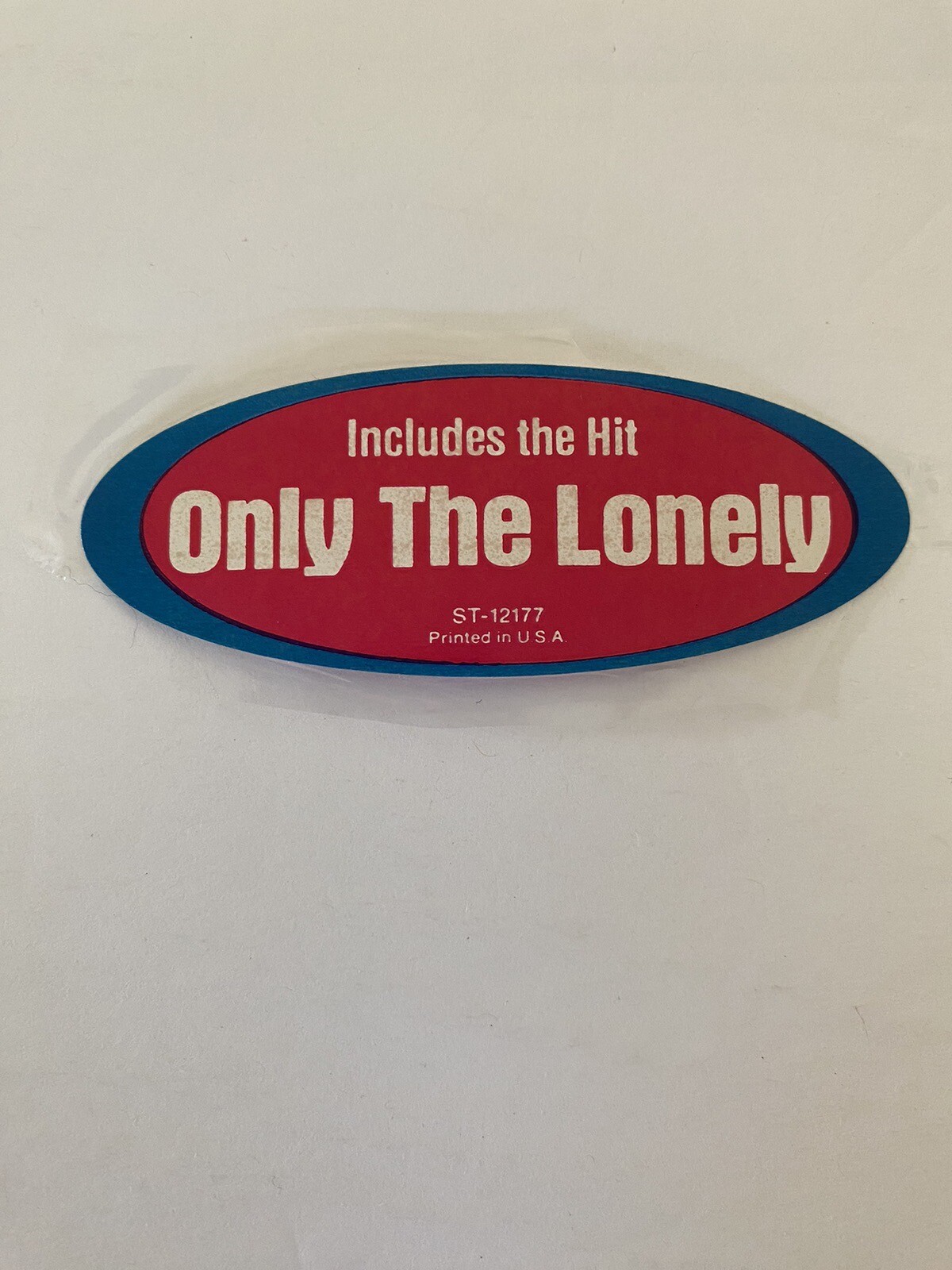 The Motels All Four One Hype Sticker 1982