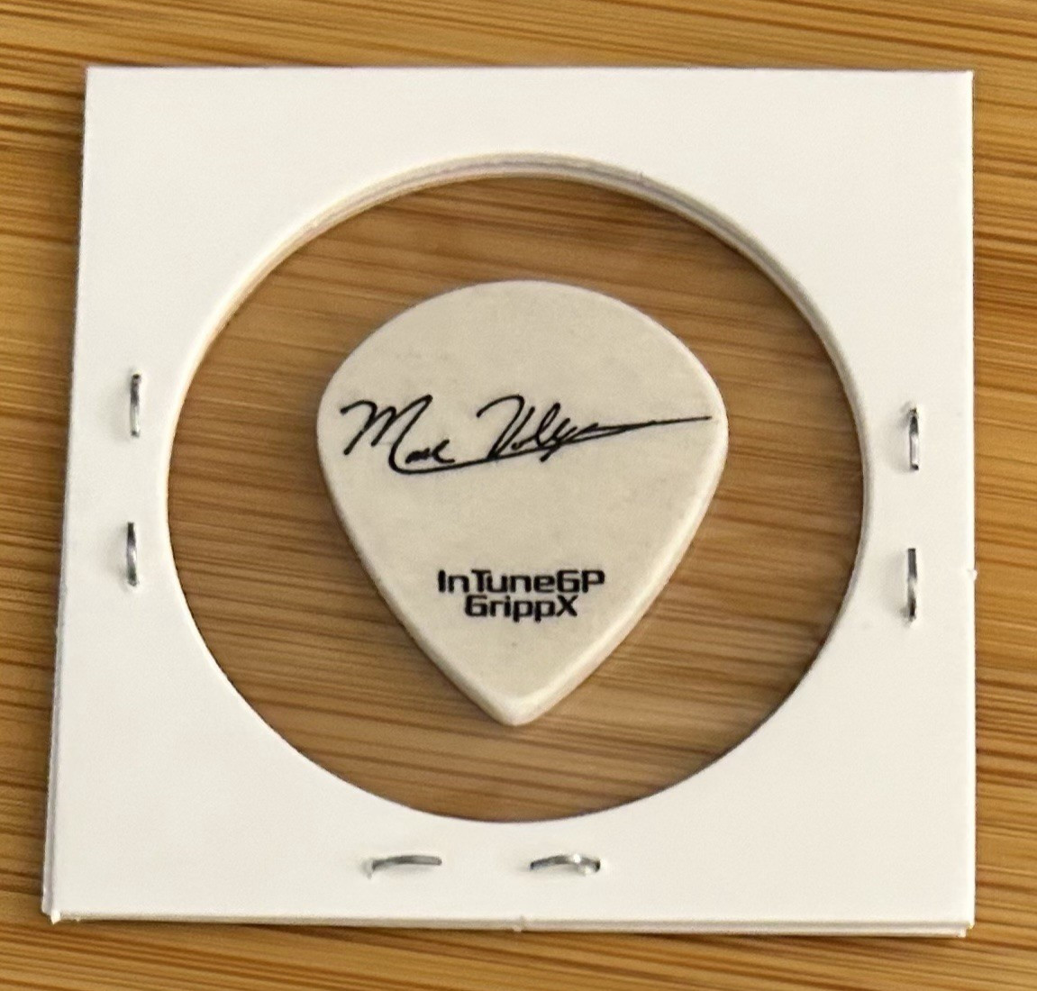 Nothing More – Mark Vollelunga Signature Tour Guitar Pick – White/Black
