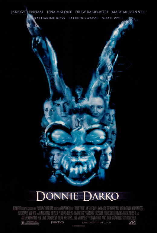 DONNIE DARKO Movie POSTER PRINT 27×40 Jake Gyllenhaal Jena Malone Drew Barrymore