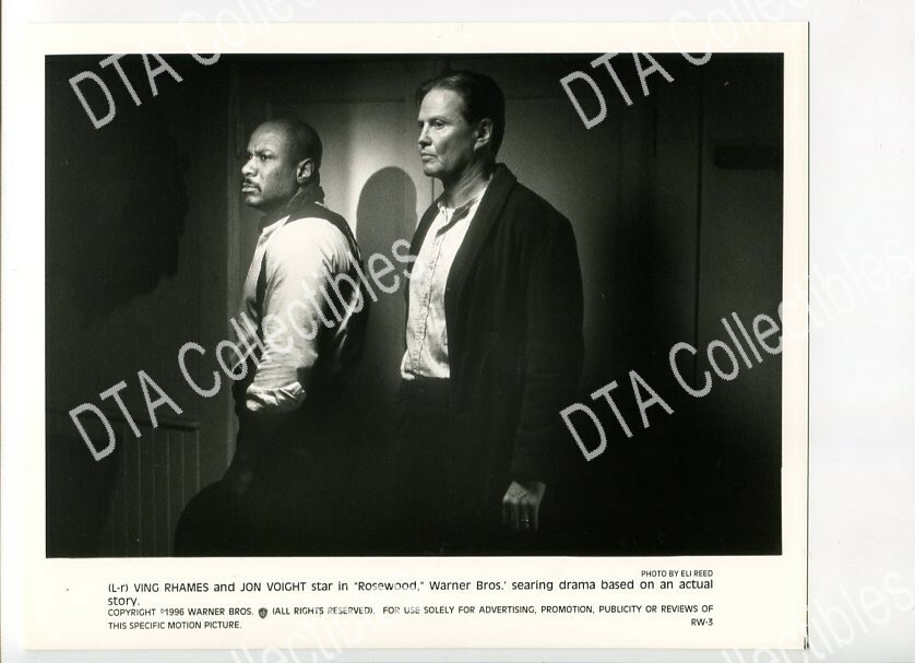 ROSEWOOD-1996-8 X 10 STILL-NM-DRAMA-HISTORY-VING RHAMES-JON VOIGHT NM
