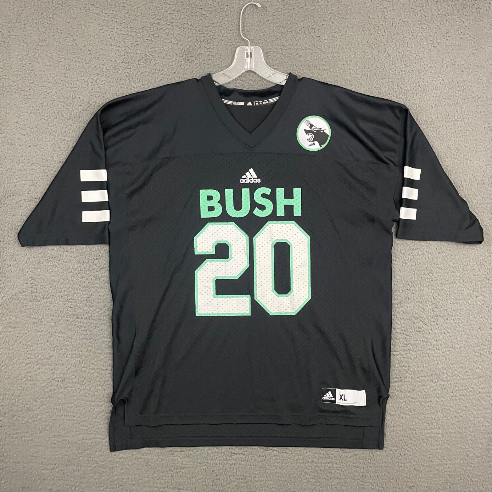 Adidas Jersey Mens XL Snoop Dogg Bush Rap Album Football Charity Game Sports