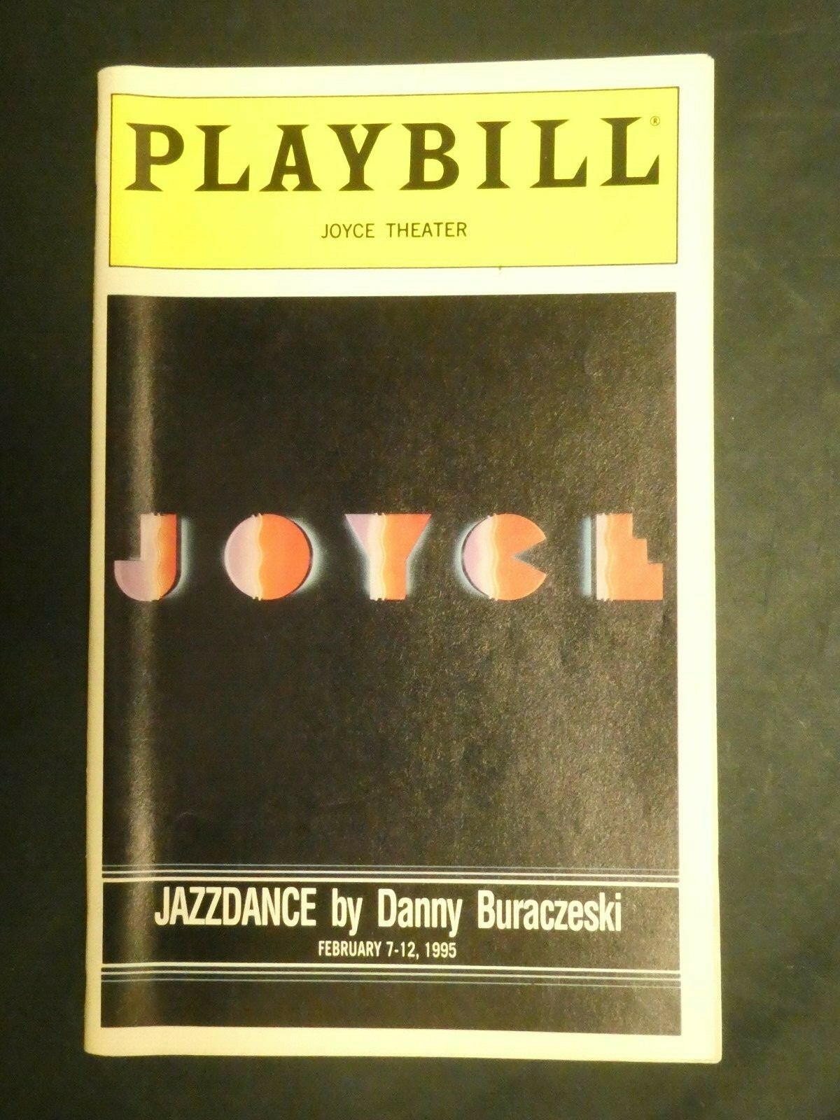 Joyce Jazz Dance by Danny Buraczeski Cast Signed Autographed Playbill