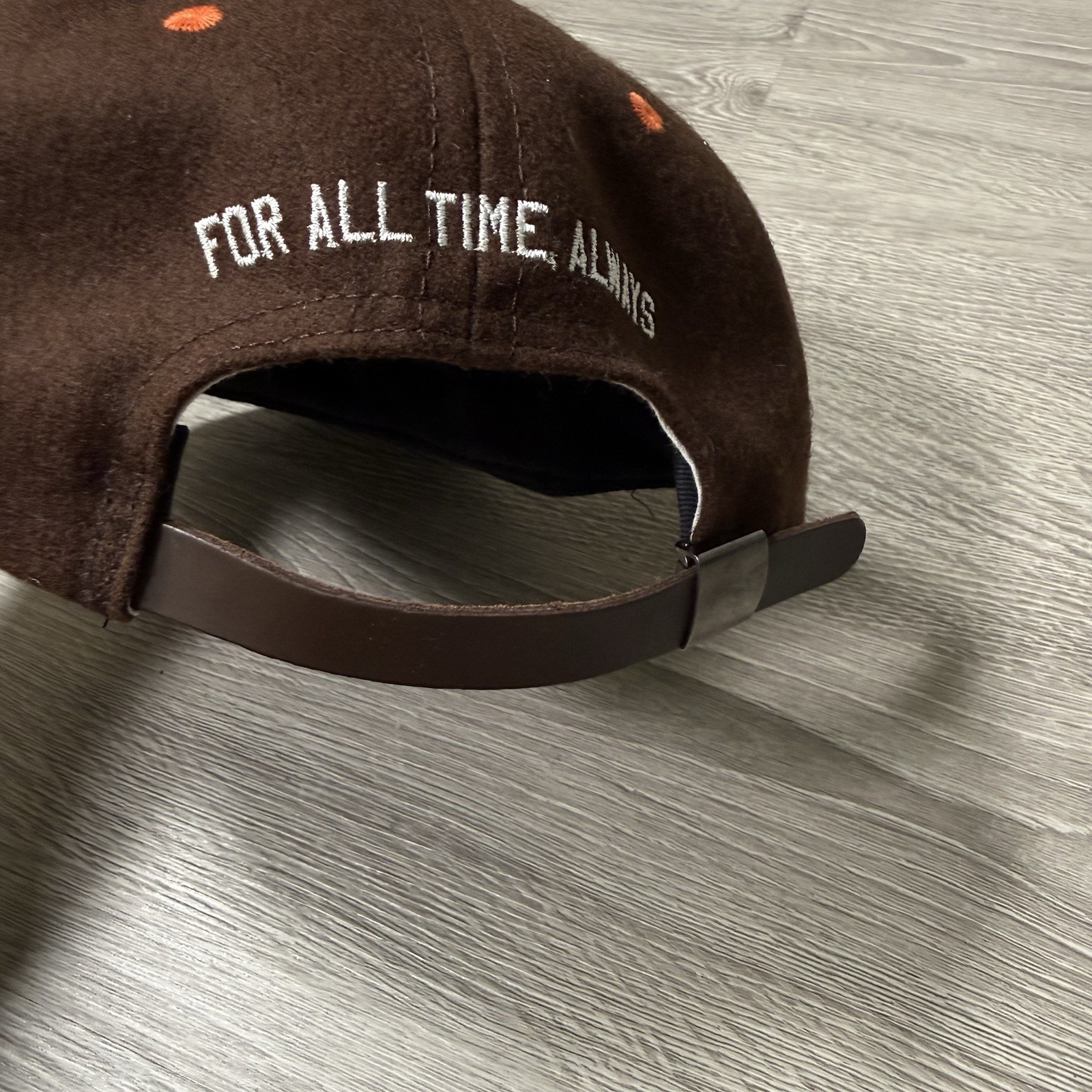 Loki Marvel Studios Cast & Crew Hat Brown Wool Baseball Cap Ebbets Field Flannel