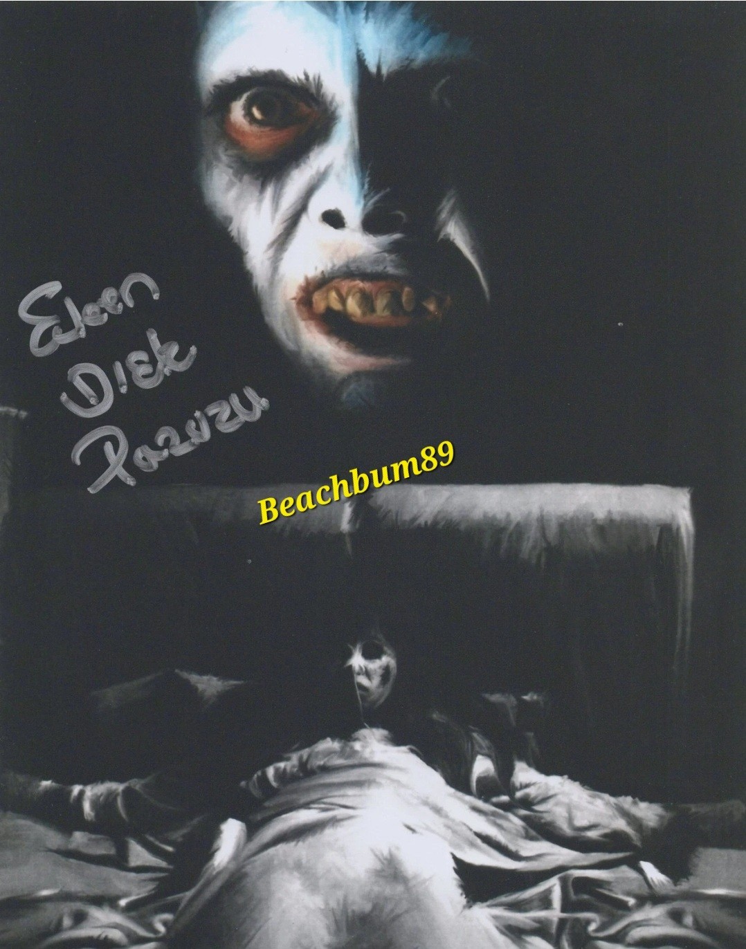 “The Exorcist” – EILEEN DIETZ as Pazuzu – Signed Very Creepy!! 8×10 Photo W/COA