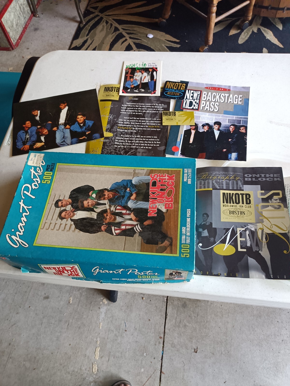 new kids on the block memorabilia