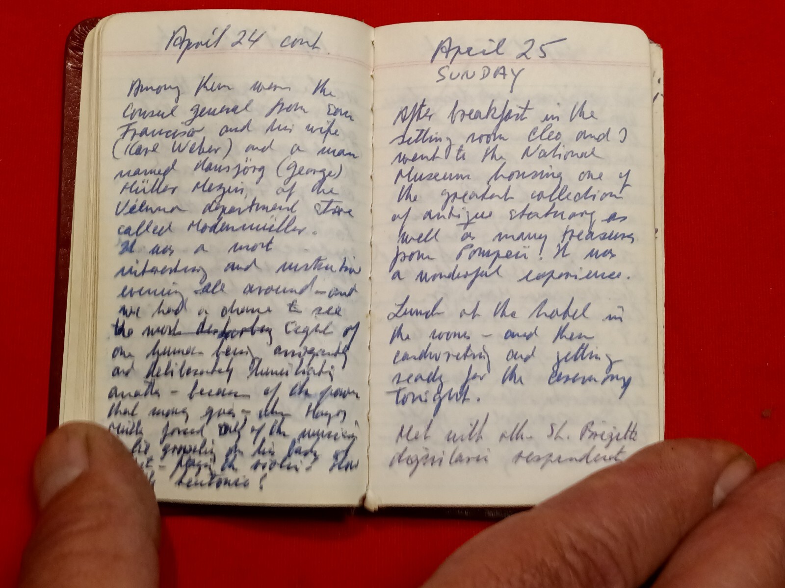 J. Melchior. Famous Sci Fi filmaker. 1965 Europe travel journal. Very Rare.
