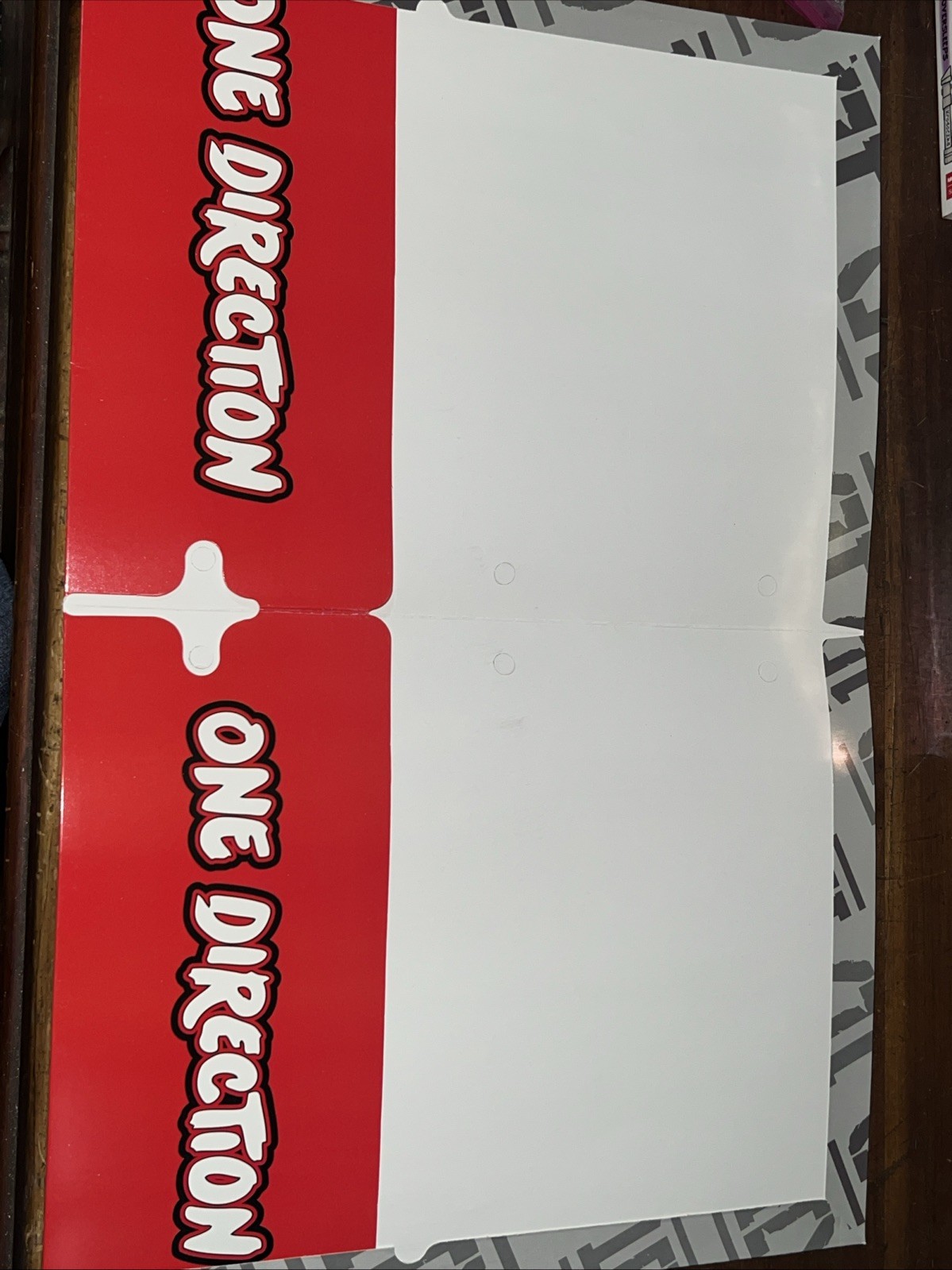 One Direction 1D NOS Folder VIP PASS Harry Styles Liam Louis Niall Zayn
