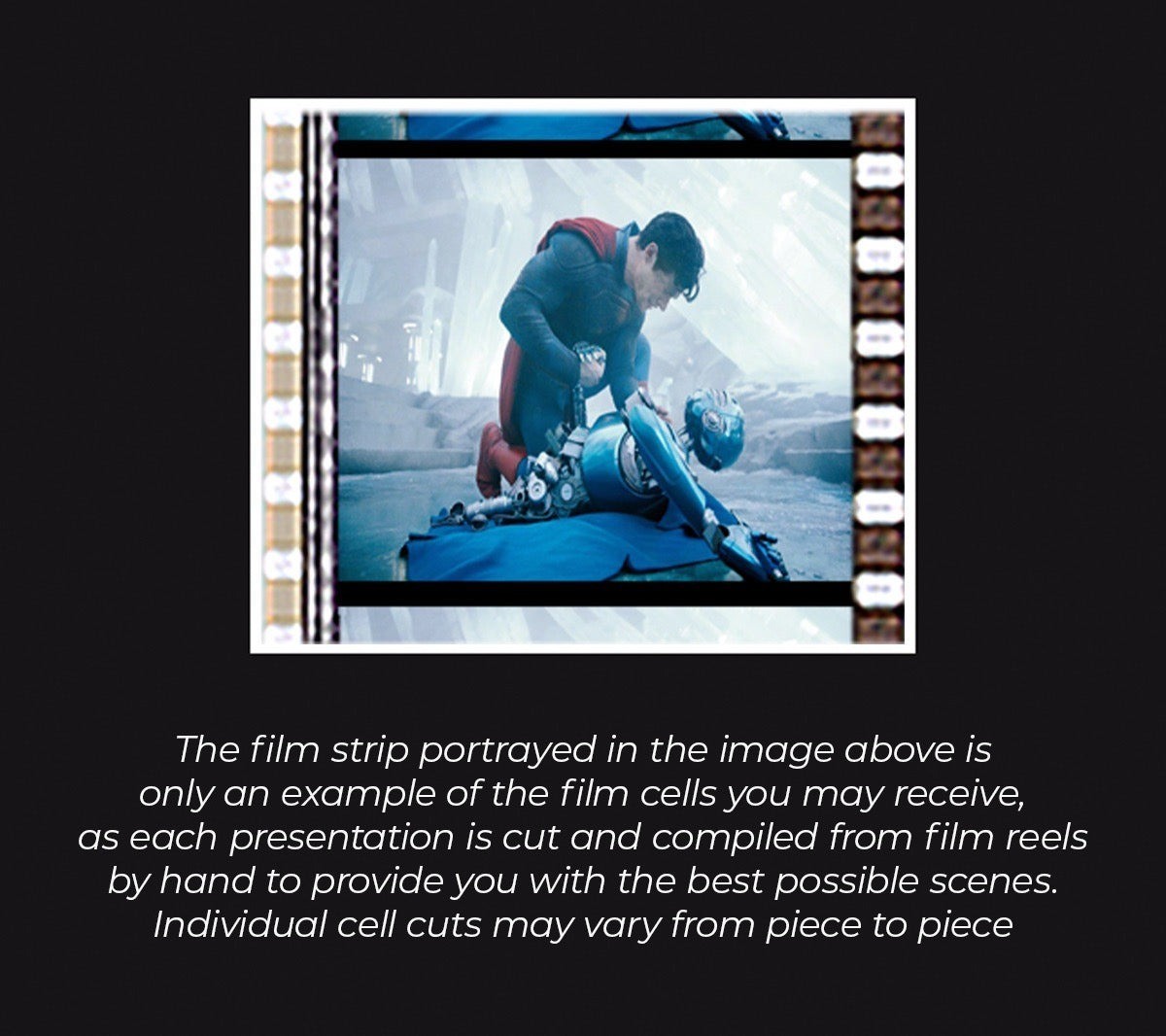 Superman 2025 Fortress Ascension Mini Montage FilmCells Framed Display USFC6599