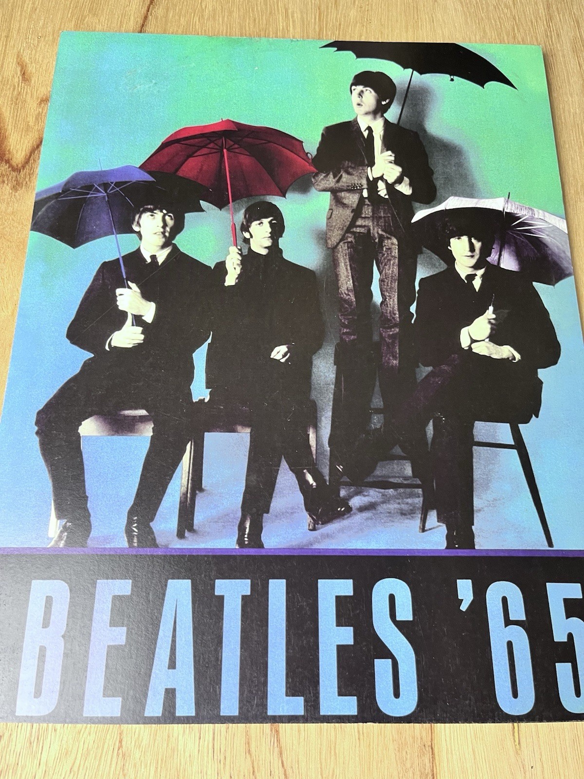 Beatles ’65 Licensed Reprint Poster/Print 11 x 14 Apple Corps Umbrella