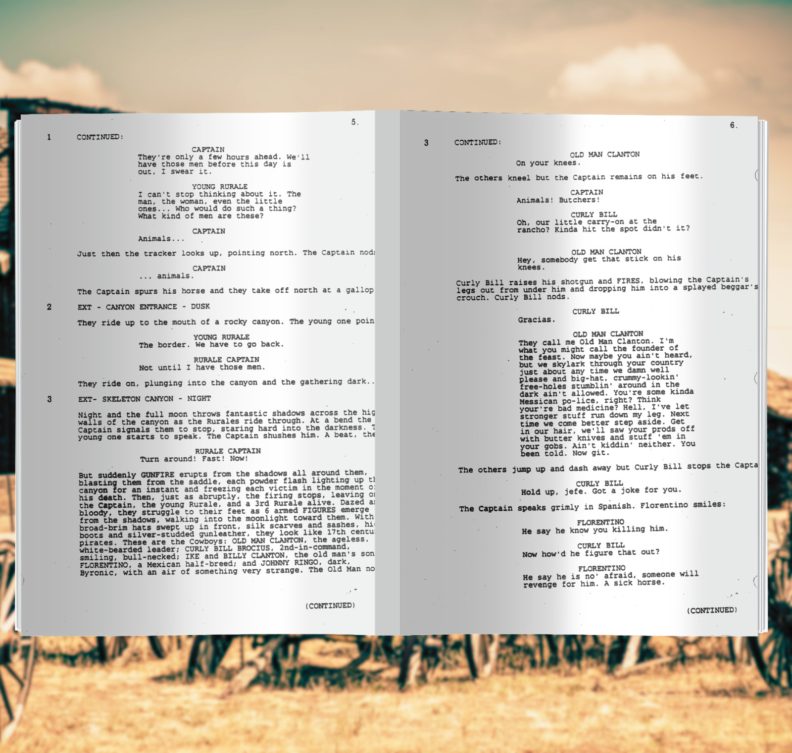 Tombstone Movie Script Autograph Cast-Signed Script & 8X10 Signed Photo reprint
