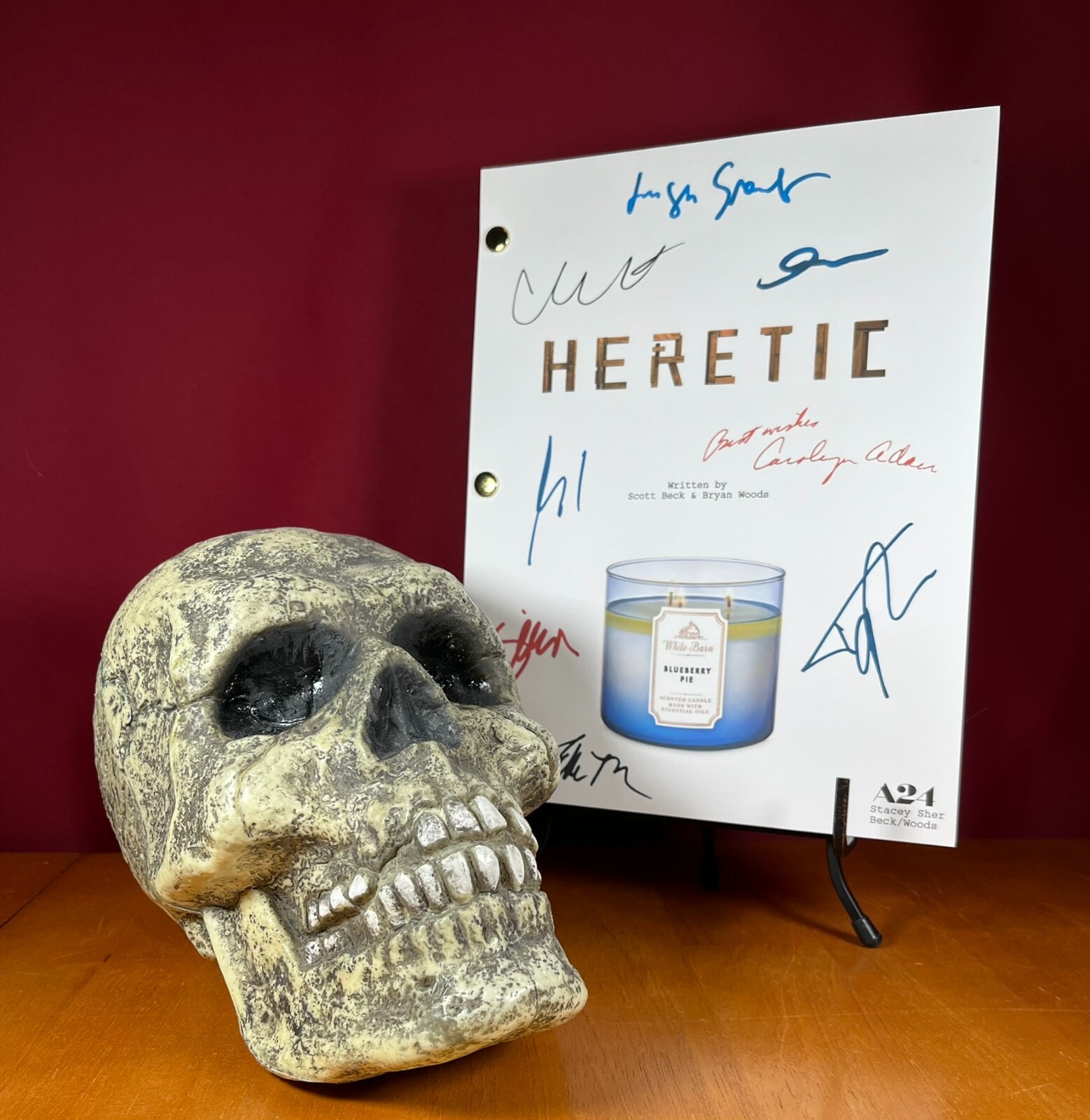 Heretic Script Signed- Autograph Reprints- Hugh Grant- 124 Pages- Horror