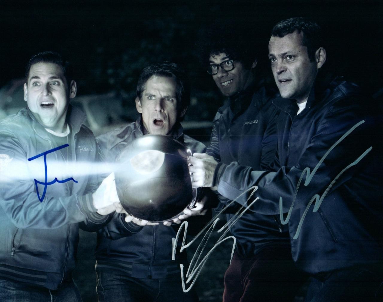 Ben Stiller Vince Vaughn Jonah Hill autographed 8×10 Picture signed Photo COA