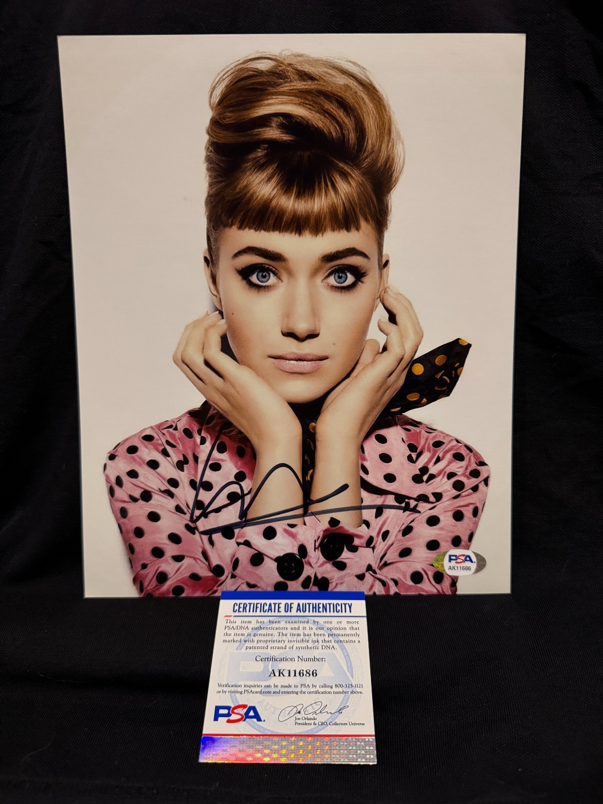 IMOGEN POOTS NEED FOR SPEED SIGNED AUTOGRAPH 8X10 PHOTO PSA/DNA AK11686