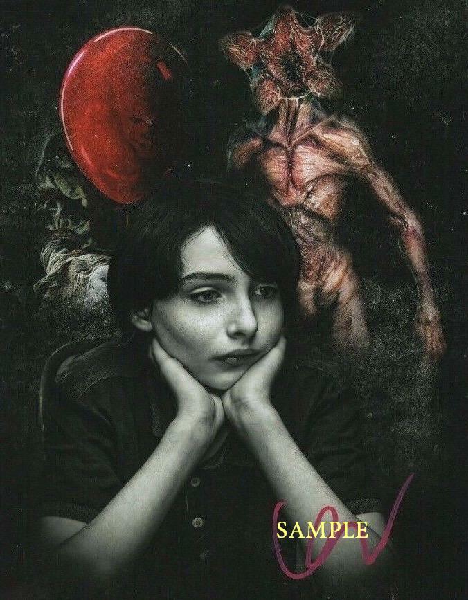 FINN WOLFHARD #2 REPRINT 8X10 PHOTO SIGNED AUTOGRAPHED MAN CAVE STRANGER THINGS