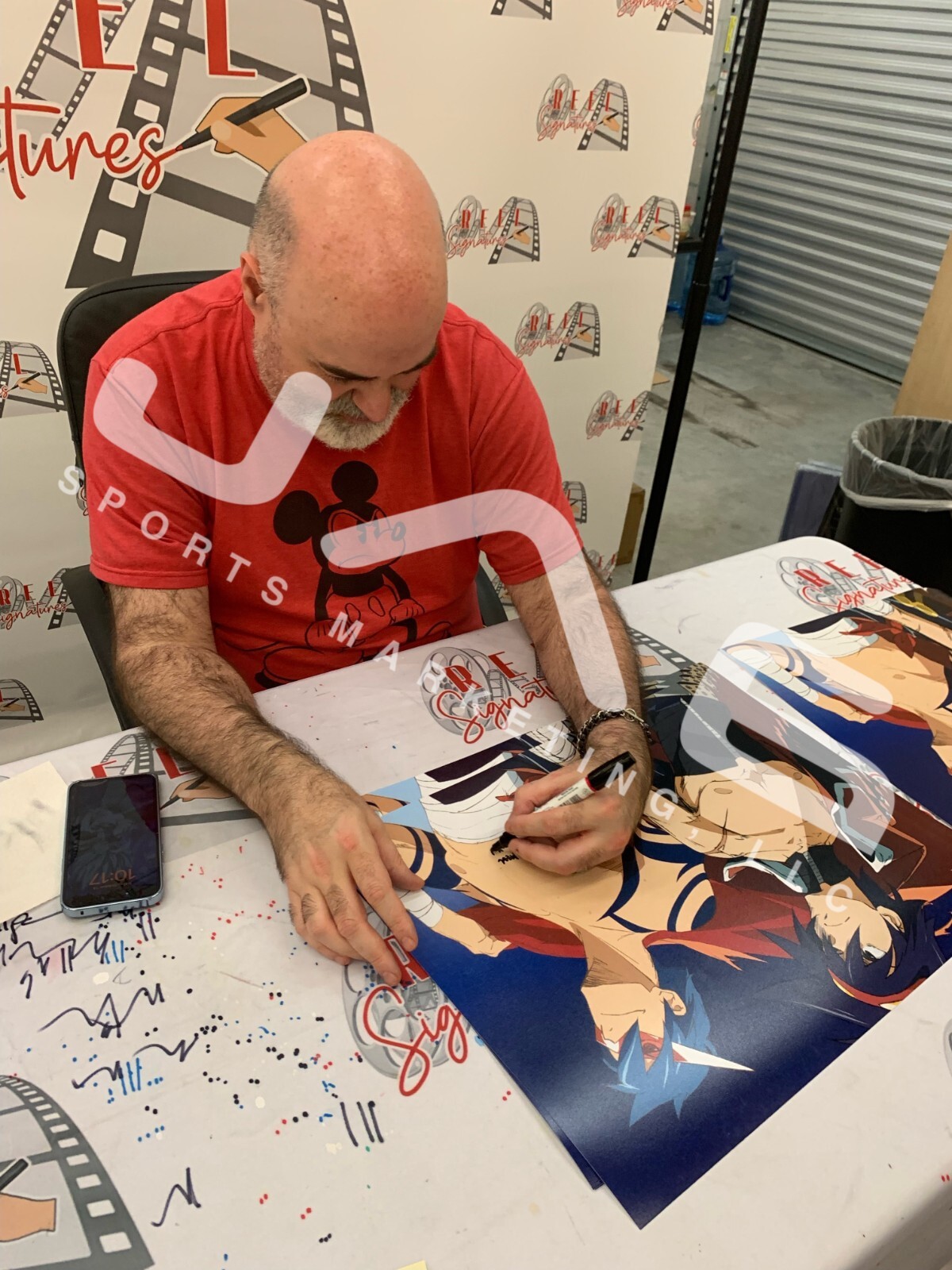 Kyle Hebert autographed inscribed 16×20 photo Gurren Lagann JSA COA Kamina Gohan