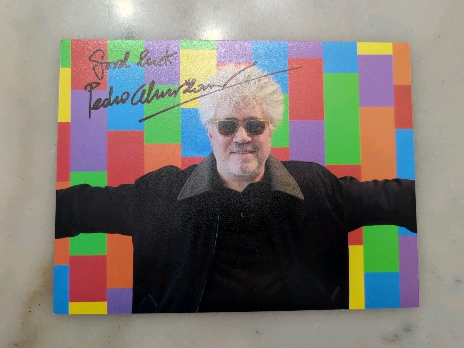 Pedro Almodovar Signed Autograph 6×8 Photo – “Pain & Glory” Director