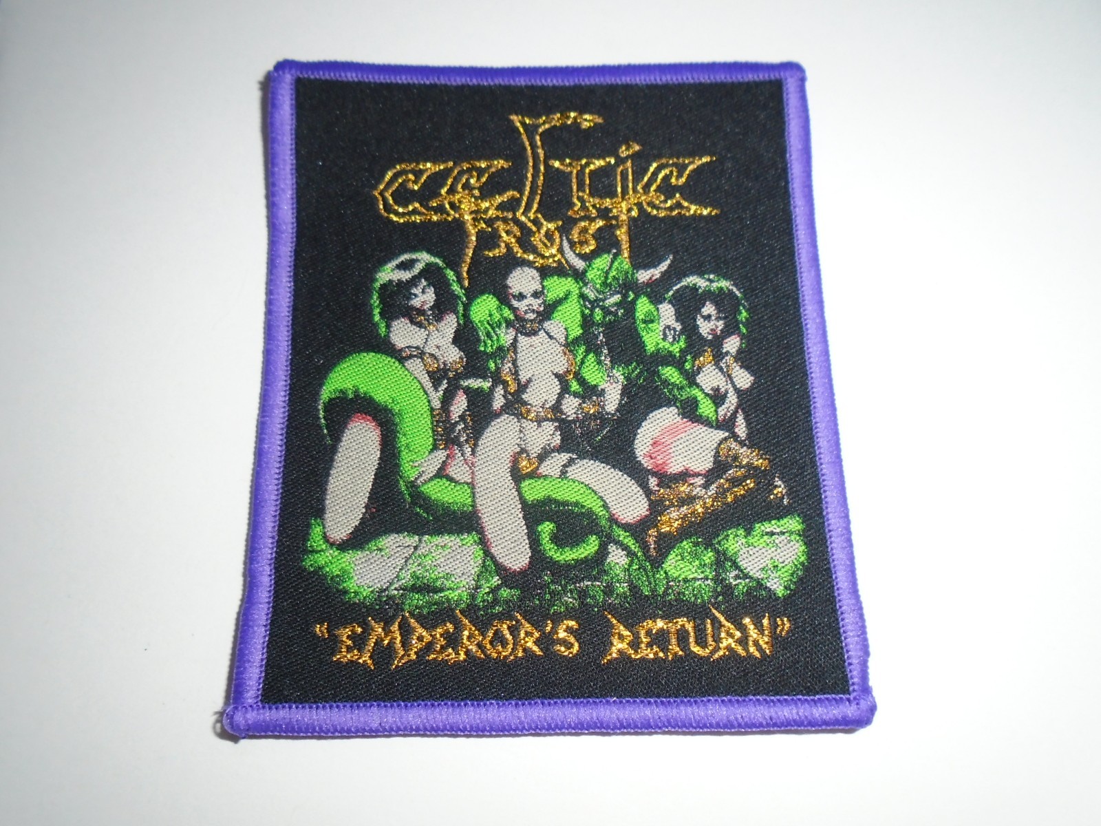 CELTIC FROST EMPERORS RETURN WOVEN PATCH