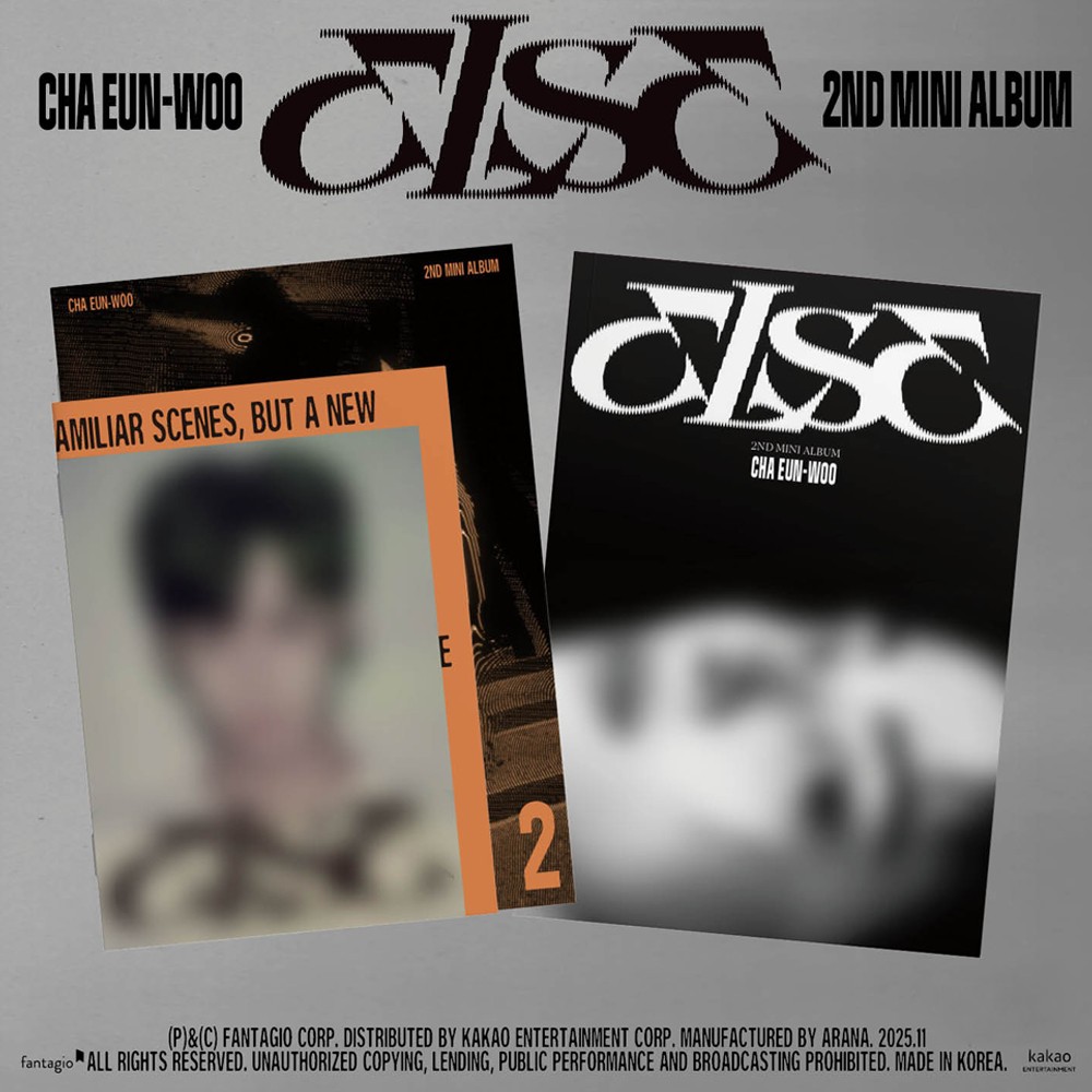 CHA EUN-WOO ELSE 2nd Mini Album 2SET CD+Photobook+Photocard+Etc+Tracking Number