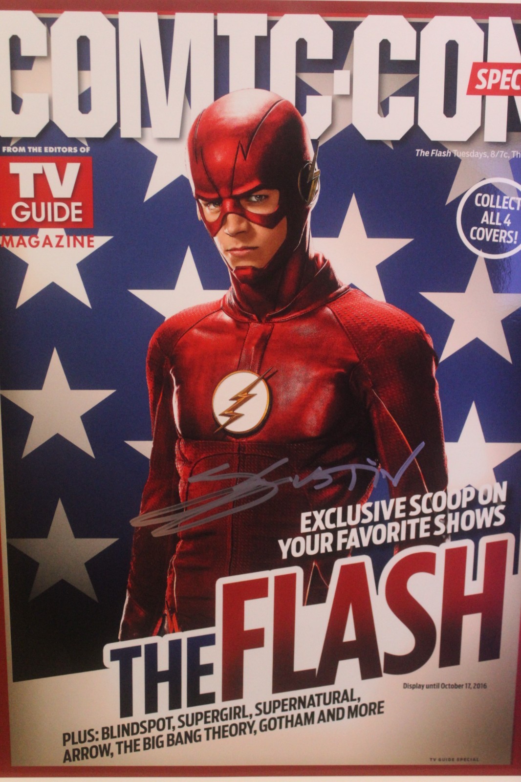 11×14 Signed Poster – Grant Gustin – The Flash – T.V. Series +COA