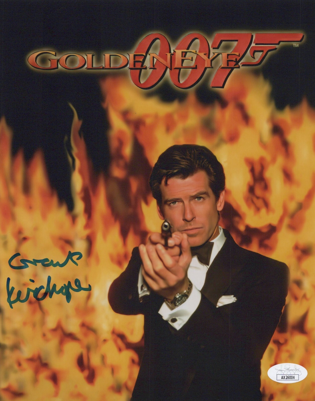 Grant Kirkhope Signed 8×10 GoldenEye 007 N64 Composer Autograph Photo JSA COA