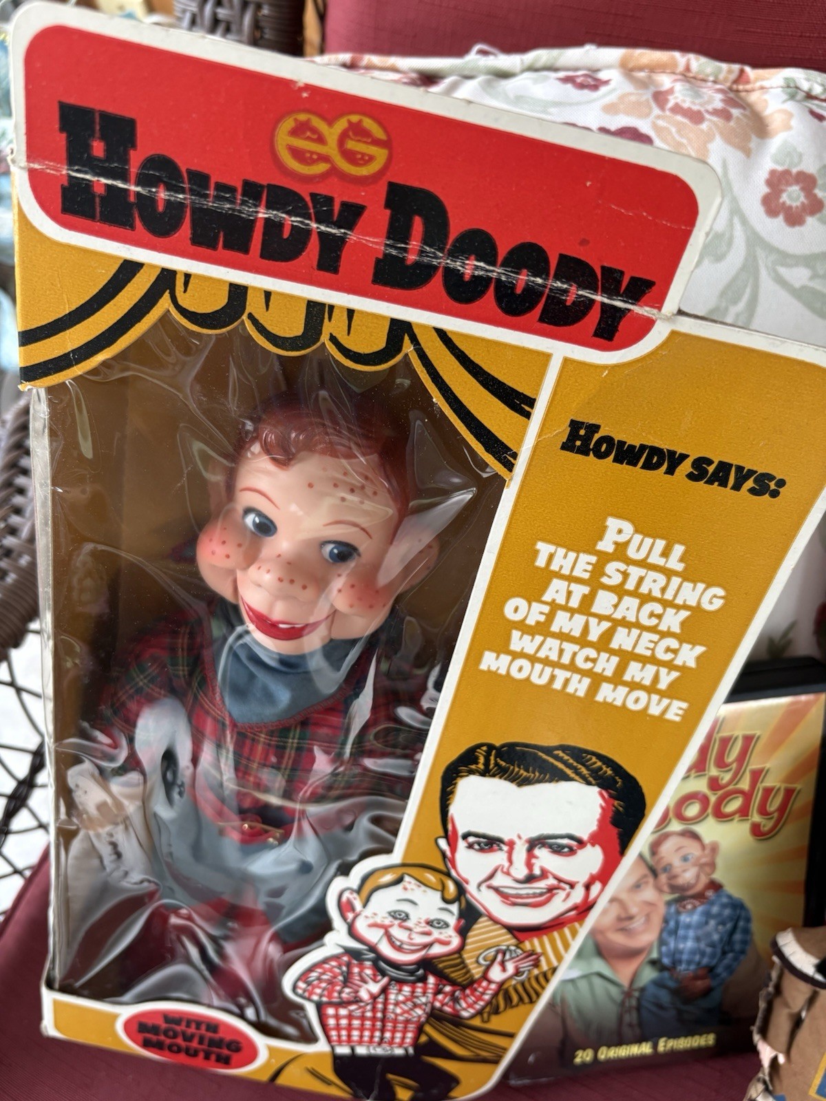 1947 Howdy Doody Puppet Set, DVD’s , Princess Winter Spring Summer Doll Vintage