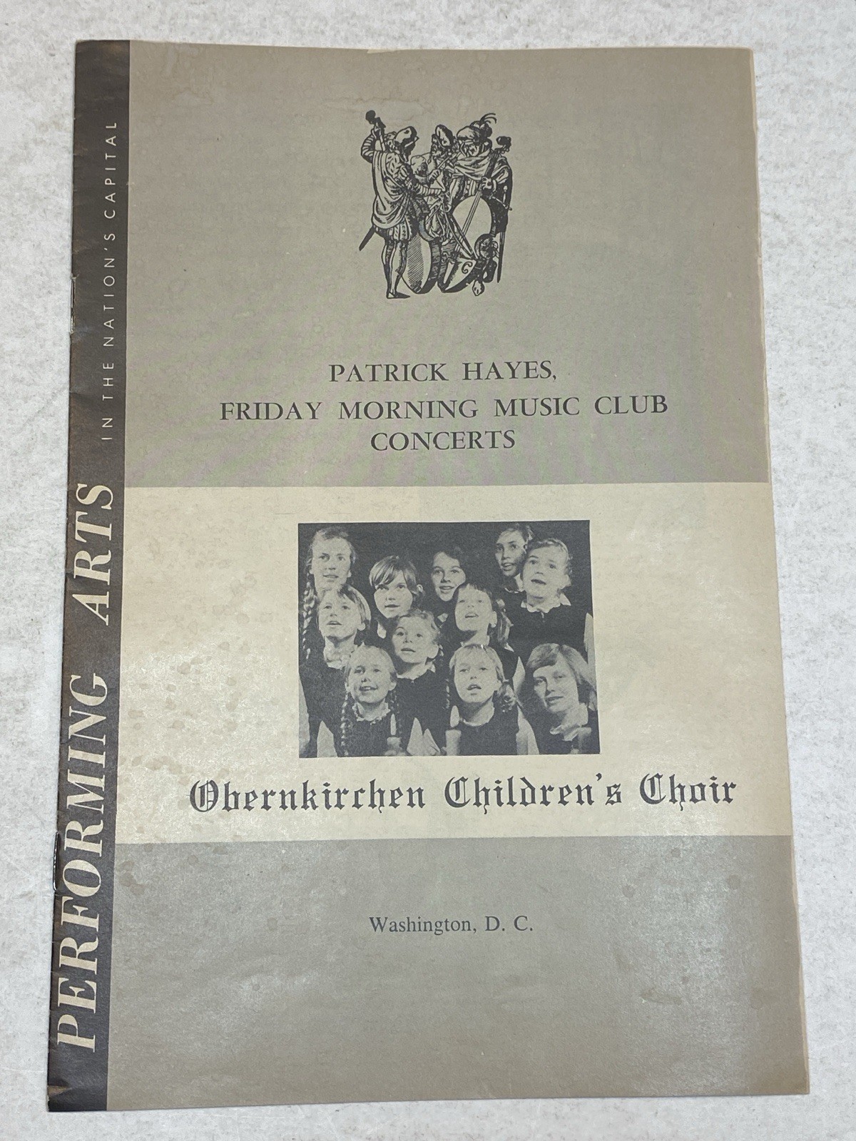 DAR Hall Patrick Hayes Obernkirchen Childrens Choir Concert Program Ticket Lot