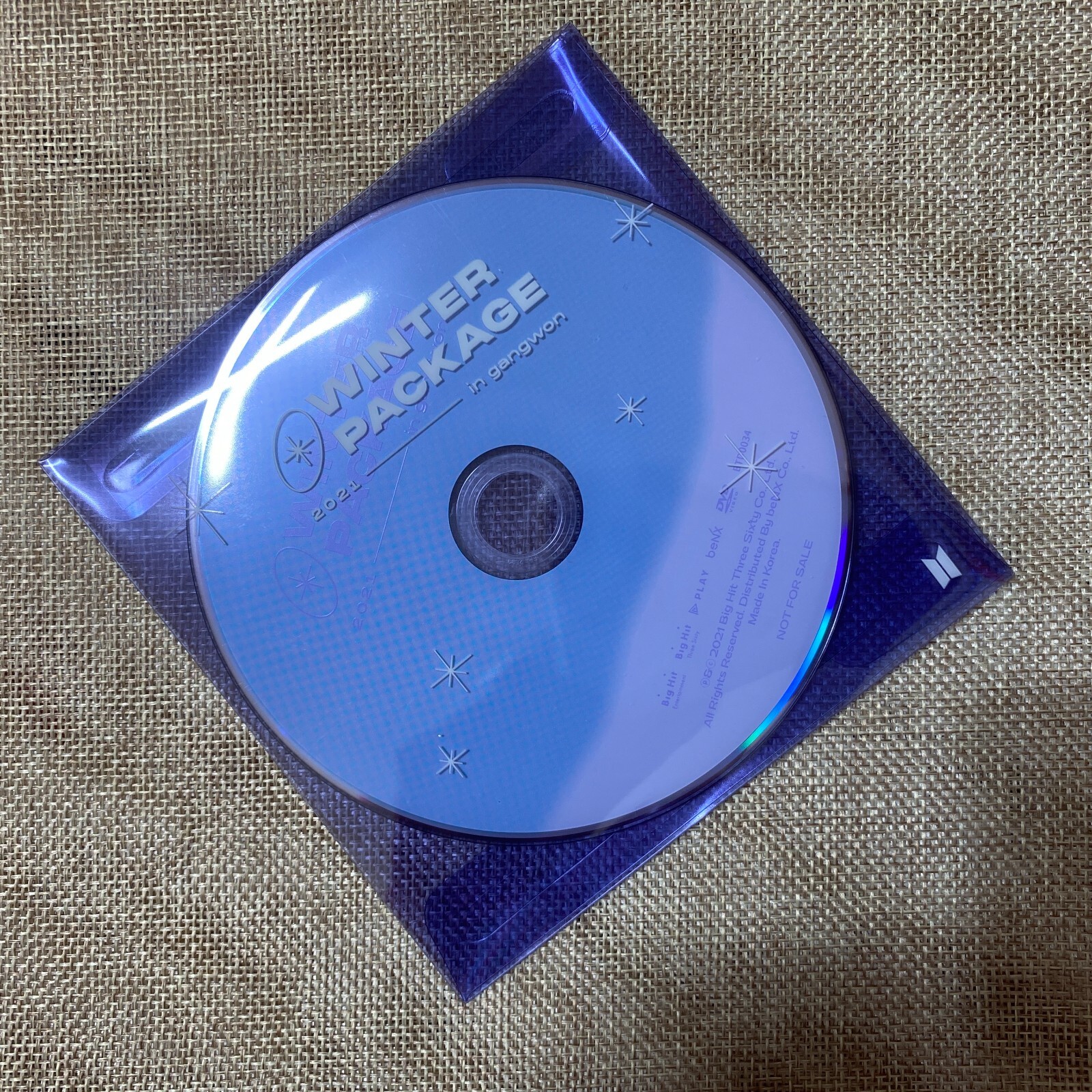 BTS GROUP [ Winter Package 2021 DVD Official ] DVD Only / New, Rare / +Gift