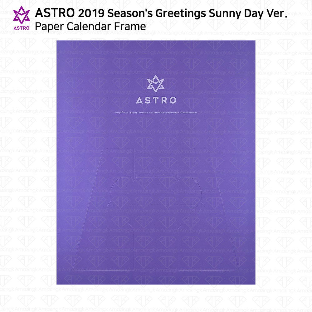 ASTRO 2019 Season’s Greetings Sunny Day Ver Paper Calendar Frame KPOP Eunwoo