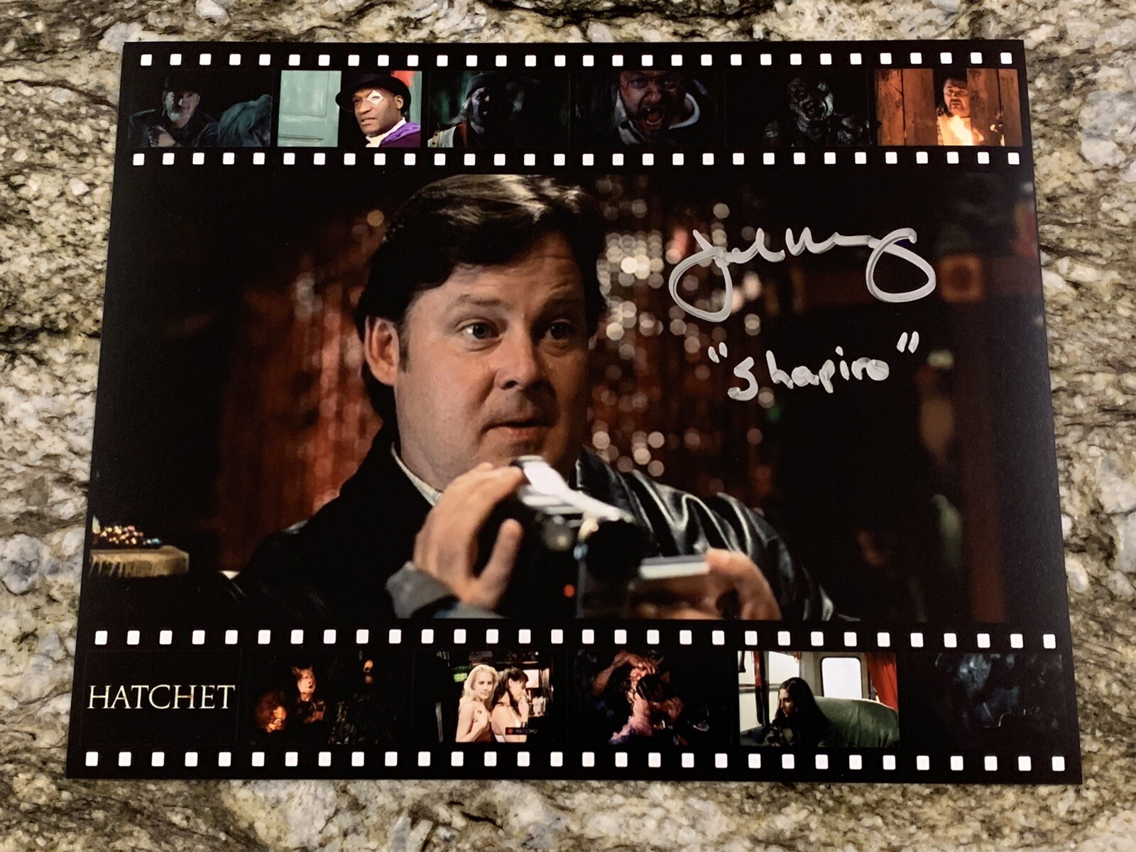 Joel Murray SIGNED Hatchet I 8×10 Photo EXACT PROOF JSA Horror Adam Green 1C