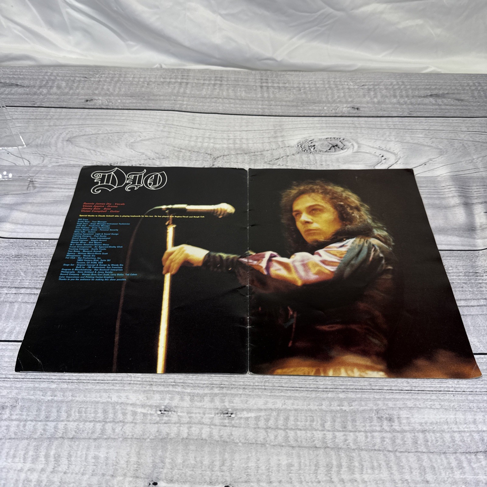 Rare DIO – HOLY DIVER 1983 TOUR PROGRAM BOOKLET! Heavy Metal Original