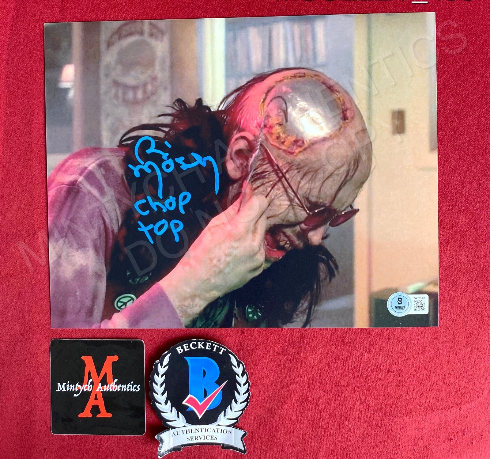 Bill Moseley signed 8×10 photo The Texas Chainsaw Massacre Beckett Otis