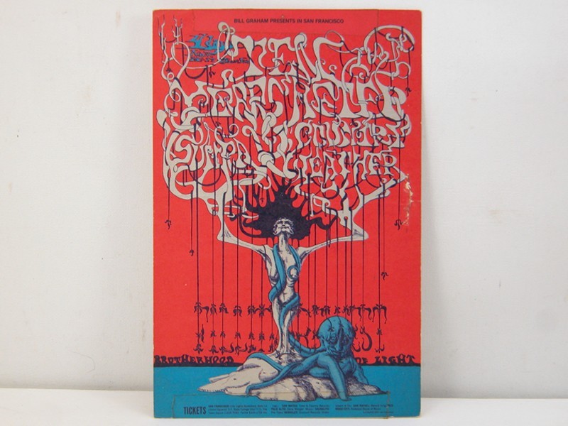 Bill Graham FILLMORE WEST POSTCARD #145 Ten Years After Sun Ra Country Weather