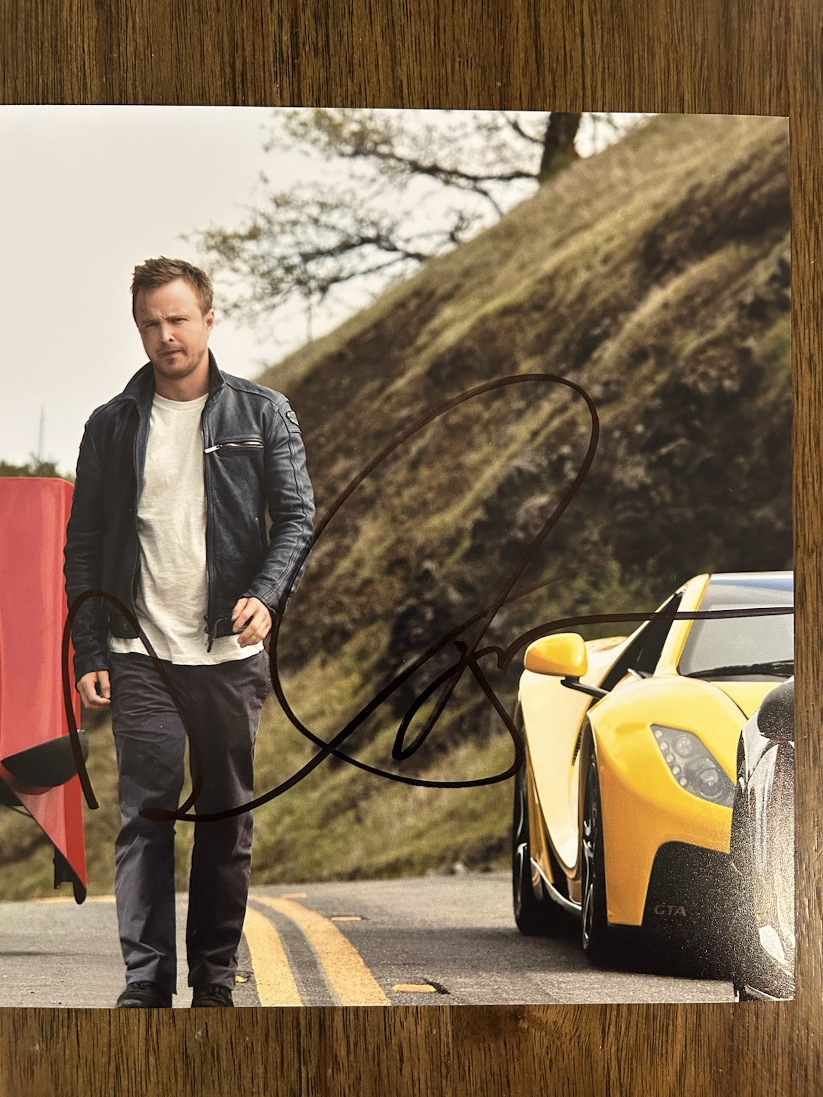 Aaron Paul ‘Need For Speed’ Signed 8×10 Photo ‘Tobey’ Beckett Certified