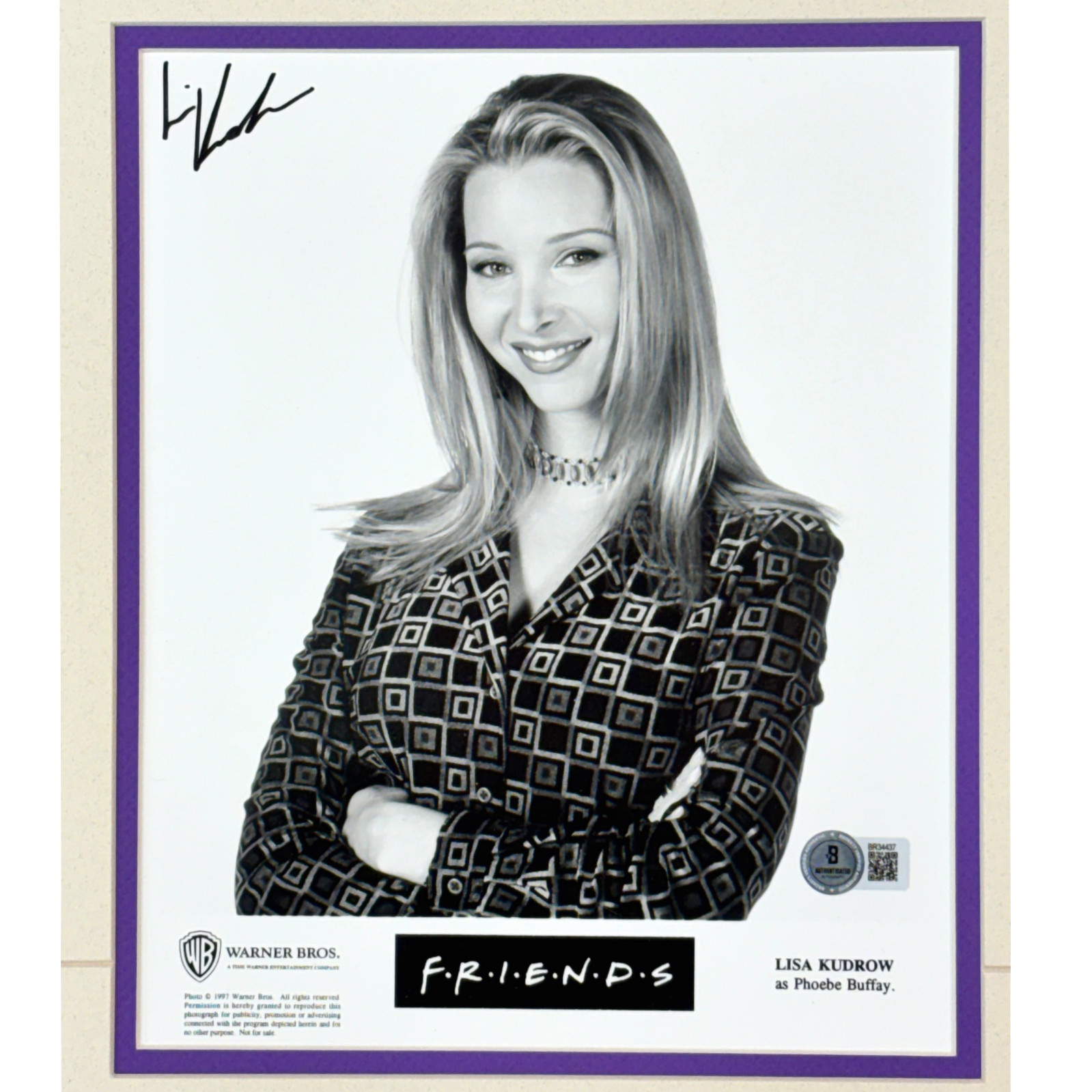 Friends Cast Autographed Framed Collage Signed BAS JSA 8×10 Photo Perry Cox
