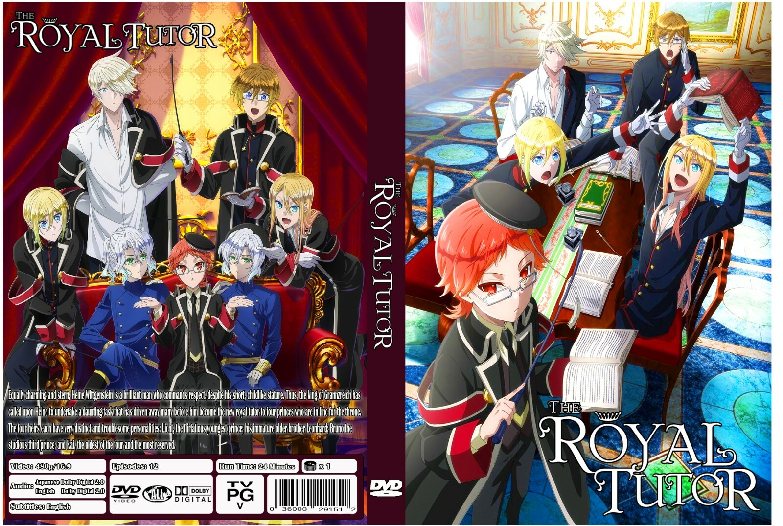 The Royal Tutor Anime Series Dual Audio English/Japanese- Eng Subs
