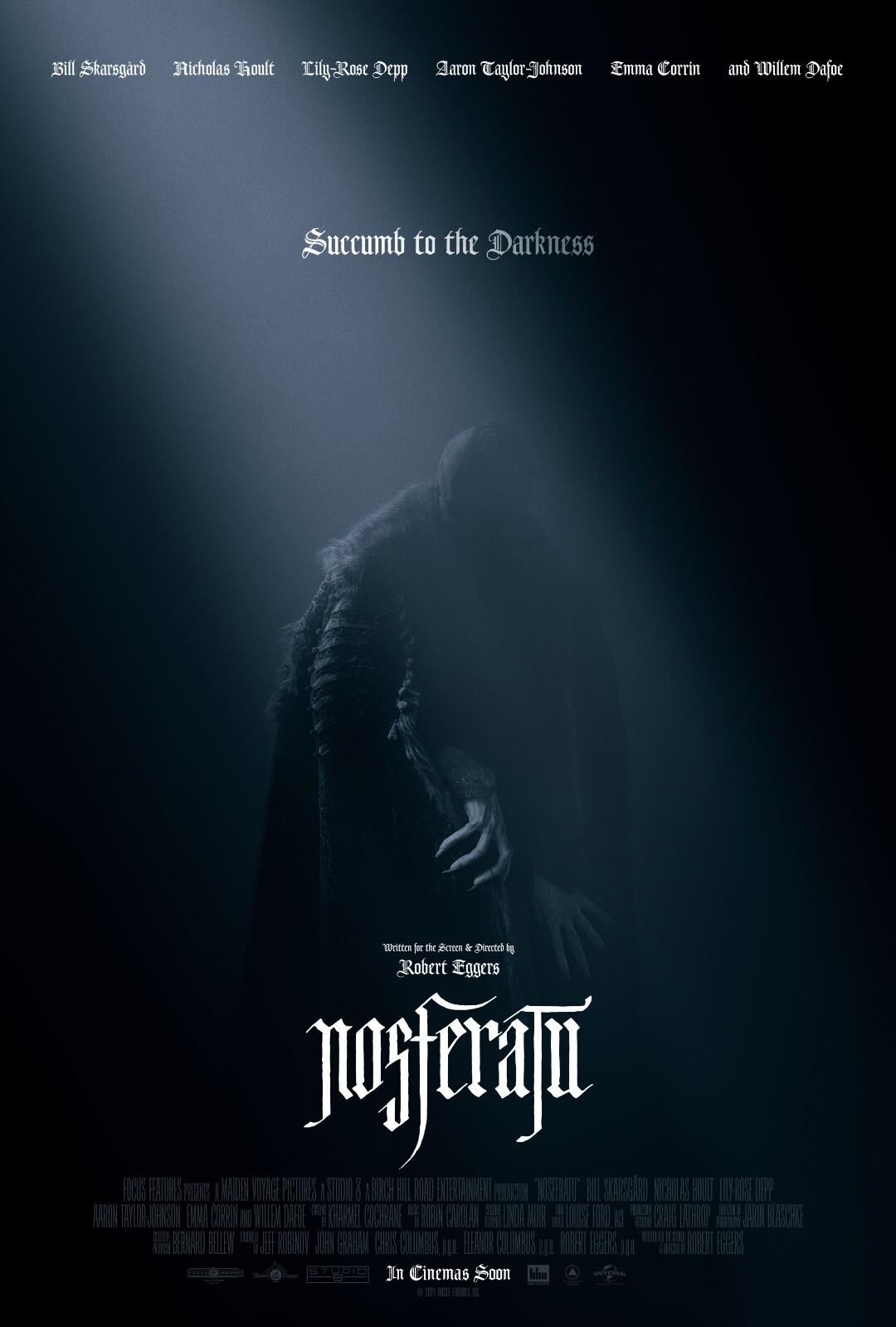 Nosferatu movie poster (b) – Bill Skarsgard, Robert Eggers – 11 x 17 inches