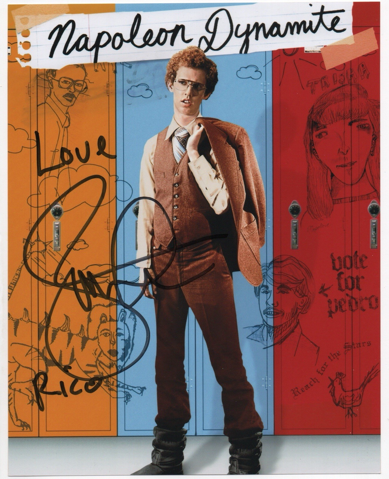 Jon Gries signed autograph 8×10 Photo No COA Pass BAS PSA JSA Uncle Rico *INR