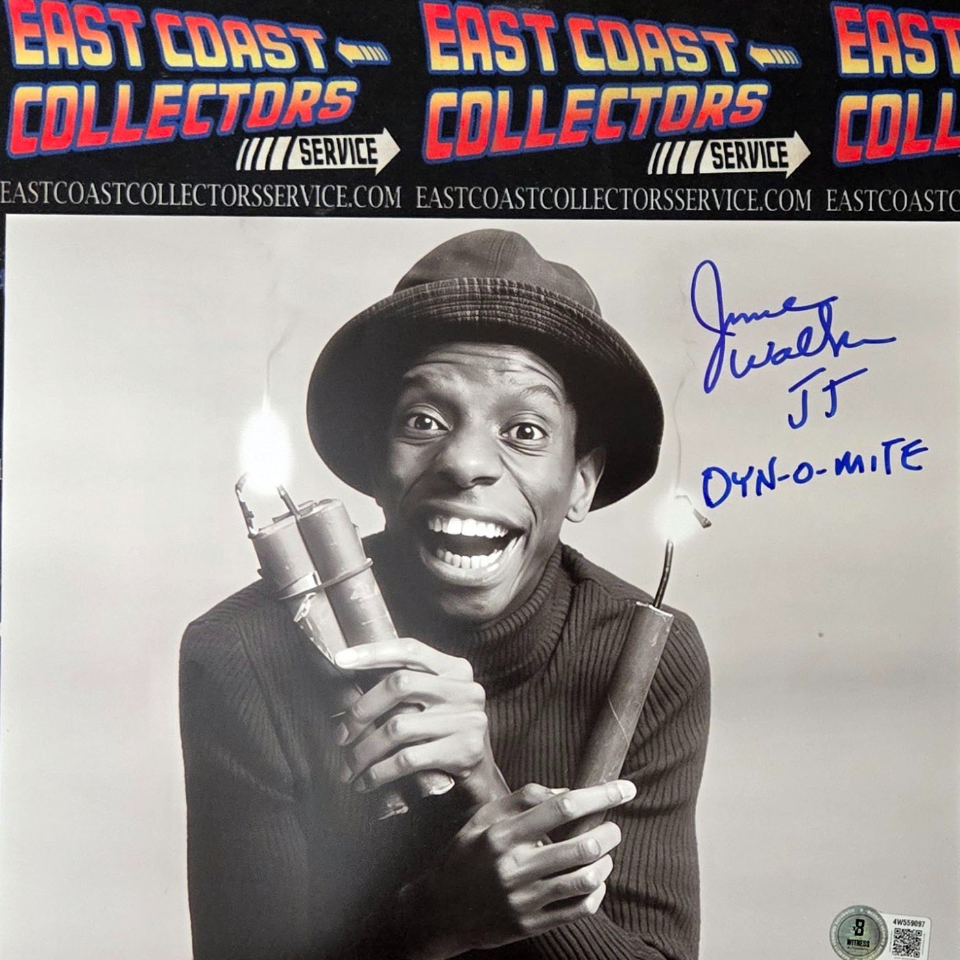 JIMMIE WALKER AUTOGRAPHED GOOD TIMES 8×10 PHOTO AUTHENTIC BECKETT COA HOLOGRAM